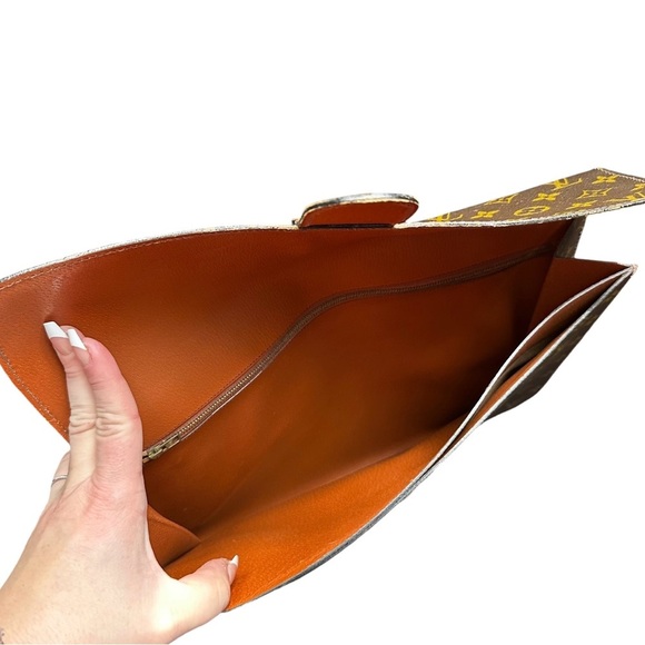 Louis Vuitton Monogram Leather Vintage Large Document Holder Clutch - Picture 7 of 12